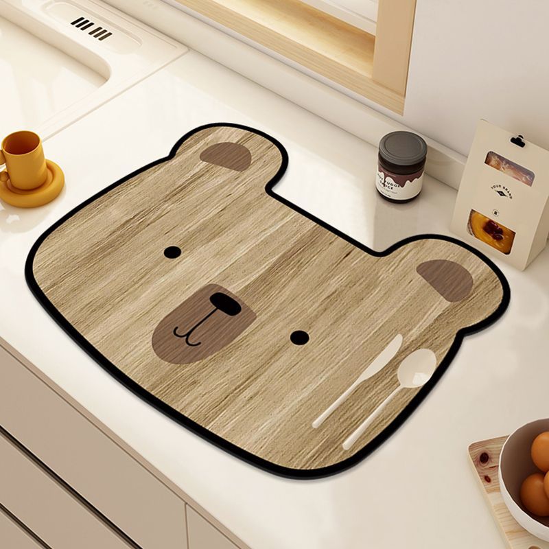 Cute Animal-Themed Kitchen Mat