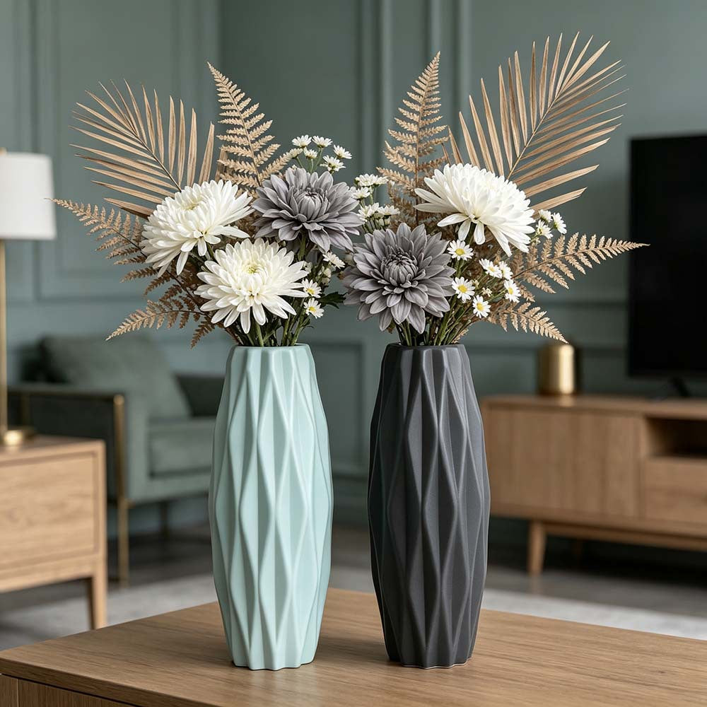 Textured Decorative Vase Kalsten