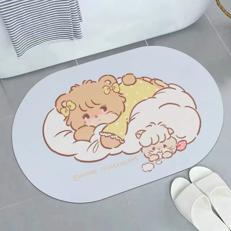 Cute Cartoon Character Bath Mat