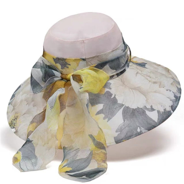 Wide Brim Floral Sun Hat Kalsten