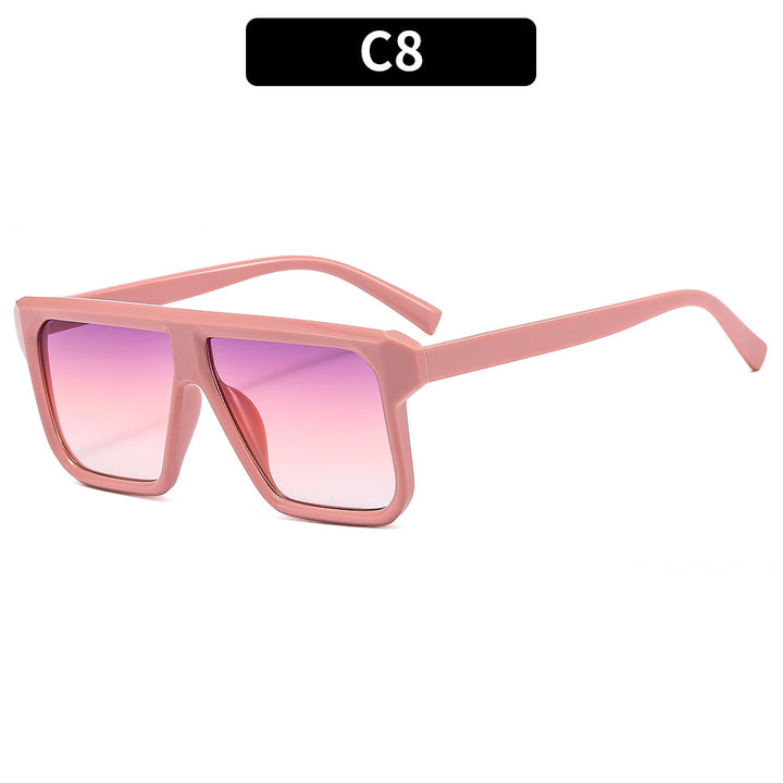 Fashionable Oversized Square Frame Sunglasses  1787664419
