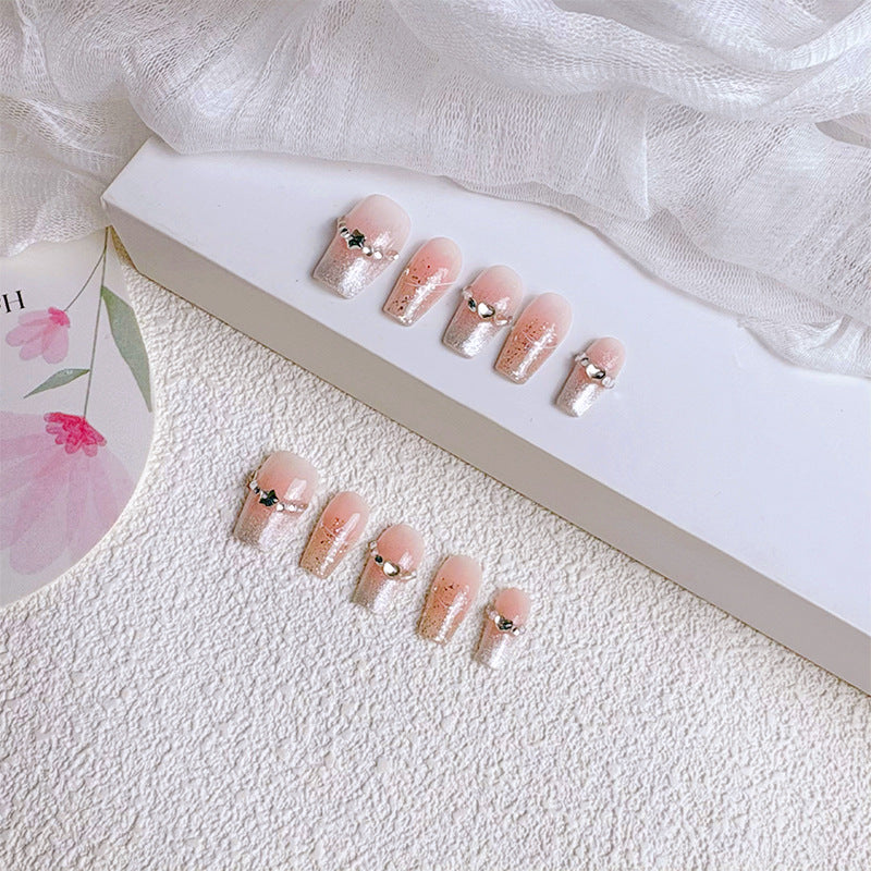 Elegant French Tip Press-On Nails Kalsten