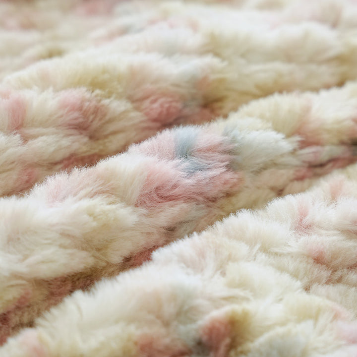 Square Boucle-Chenille Decorative Pillowcase with Soft Plush Texture Kalsten