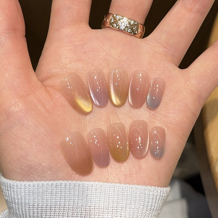 Acrylic Nail Set with Gradient Kalsten