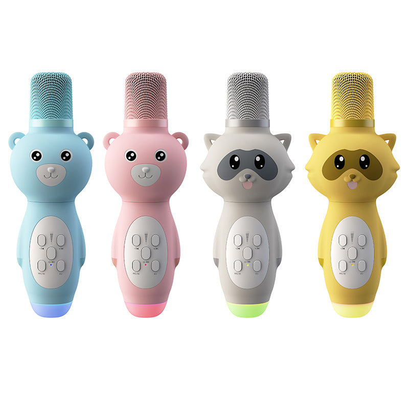 Cute Bear Design Karaoke Microphone Kalsten