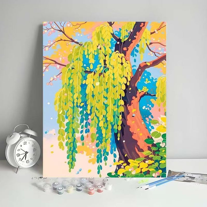 Outdoor Scenic Tree Art Canvas Kit Kalsten