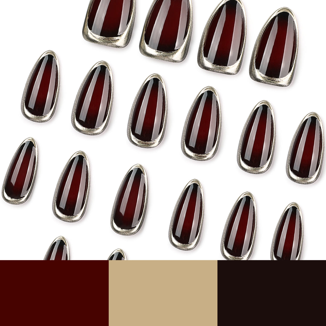 Glamorous nail art in elegant design Kalsten