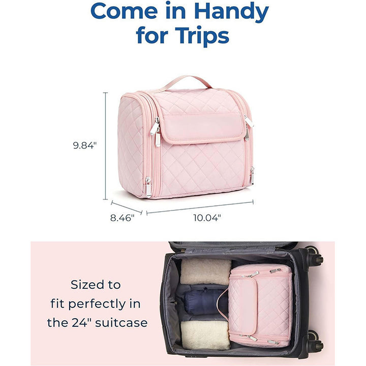 Cosmetic storage bag with multiple compartments Kalsten