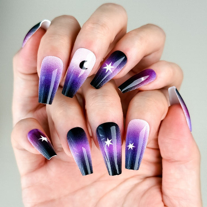 Artificial Nail Set with Cheerful Spring Design Kalsten
