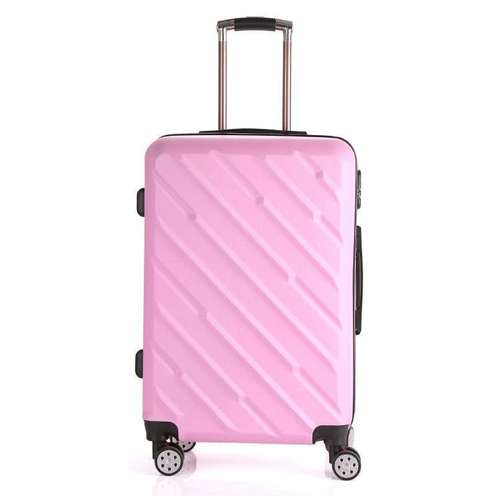Unisex Durable Textured Hard Shell Rolling Suitcase Kalsten