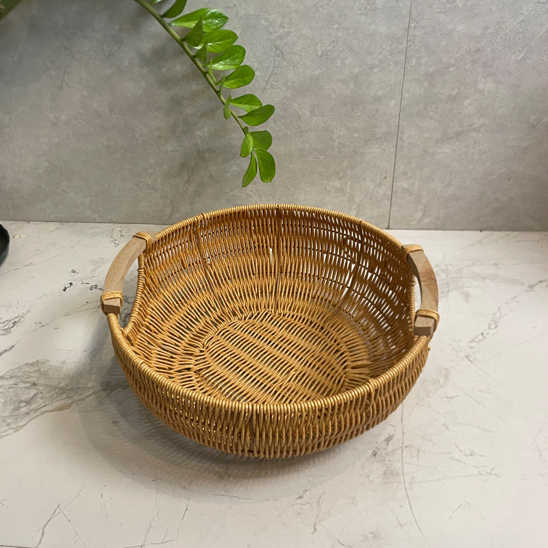 Decorative Wicker Storage Basket Kalsten