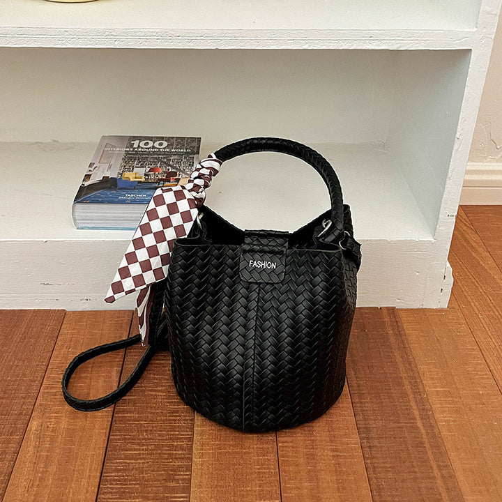 Woven Bucket Handbag