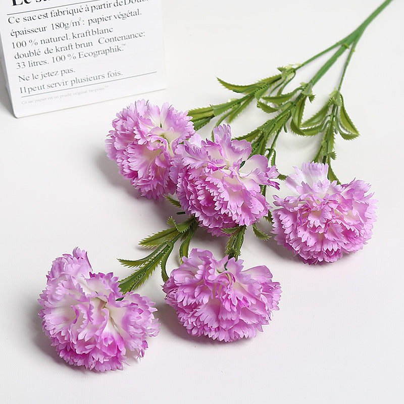Realistic Floral Carnation Bouquet