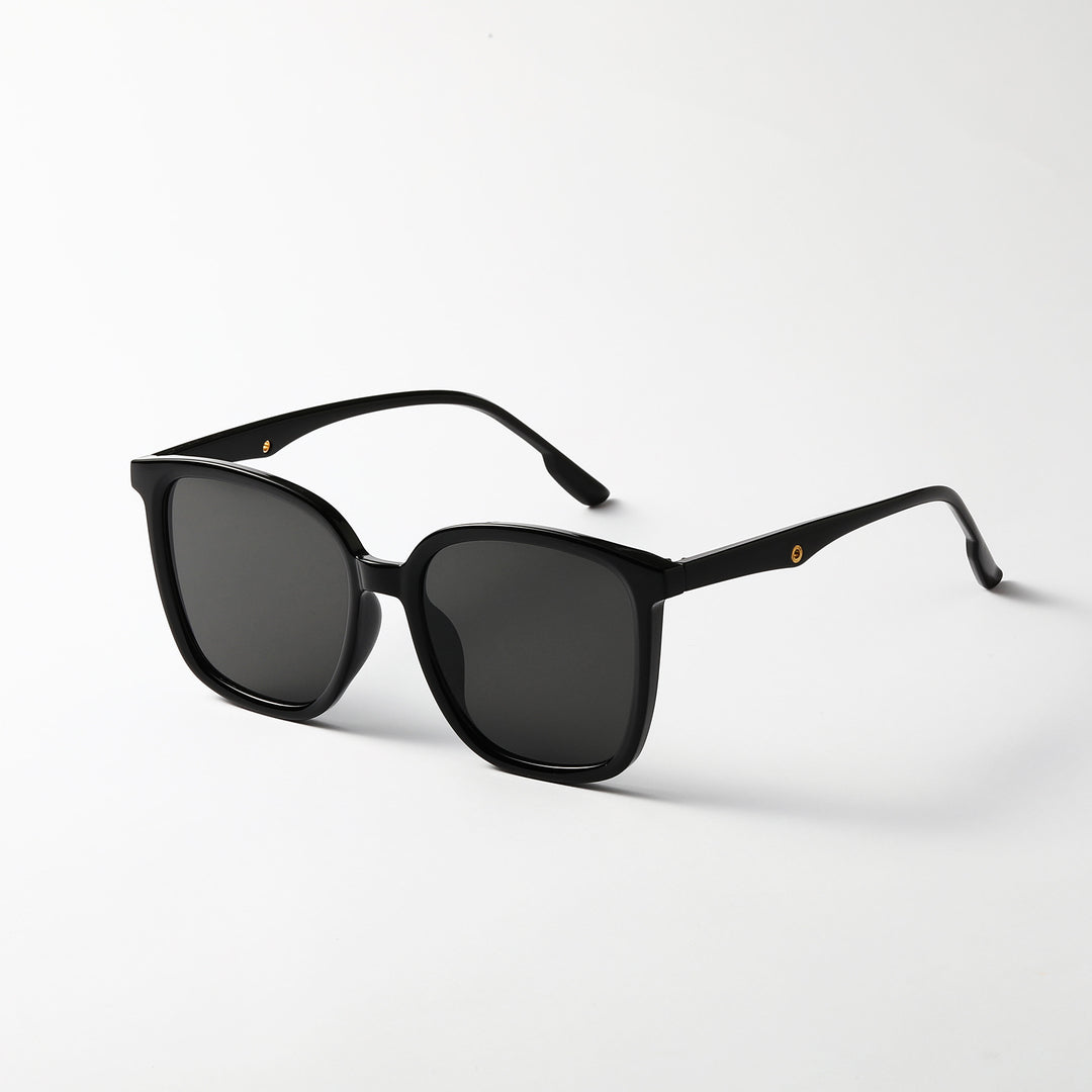 Women's stylish square sunglasses with clear frame and polarized lenses Kalsten