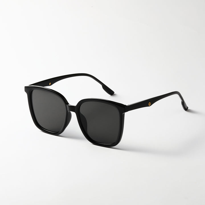 Women's stylish square sunglasses with clear frame and polarized lenses Kalsten