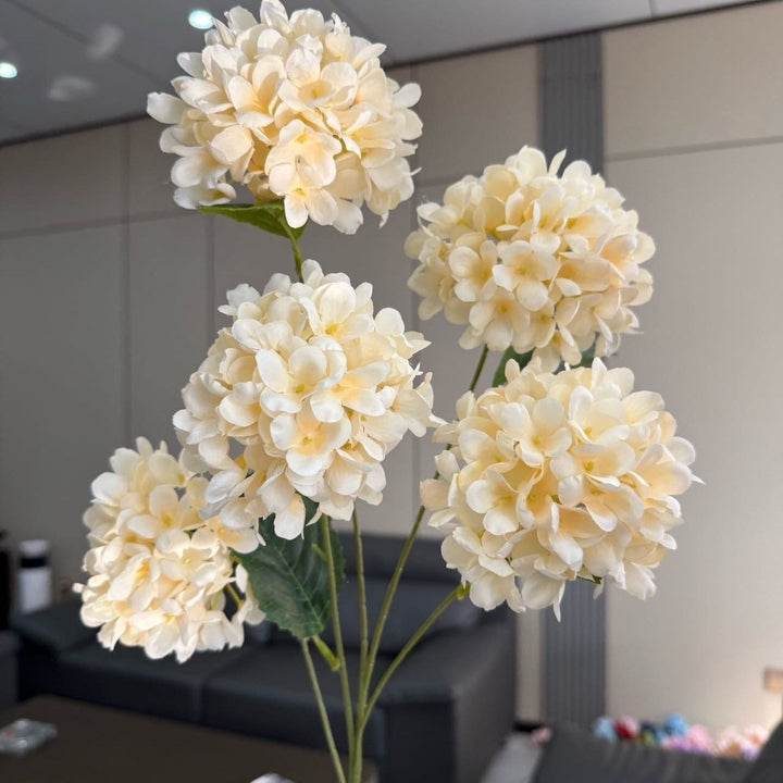 Lifelike Hydrangea Floral Arrangement