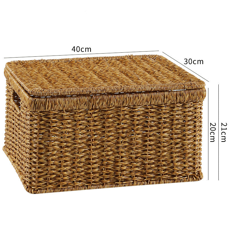 Natural Woven Storage Chest Kalsten