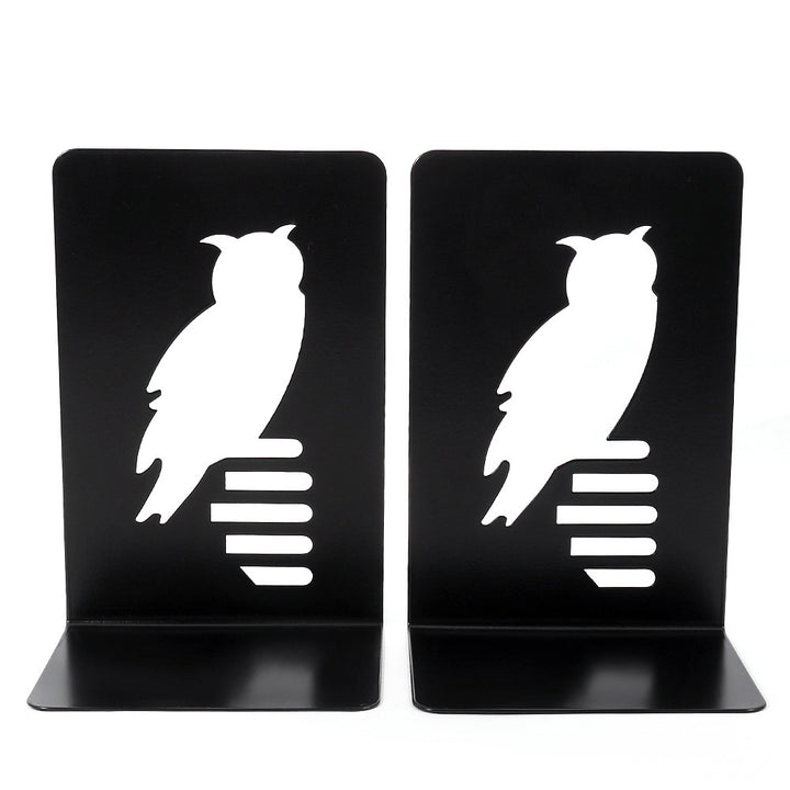 Geometric Owl Bookends