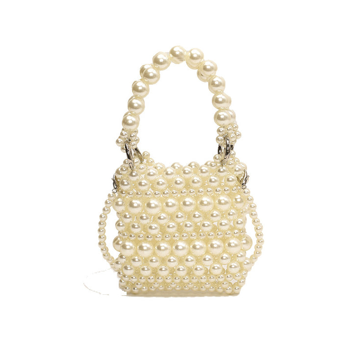 Pearl-Embellished Handbag