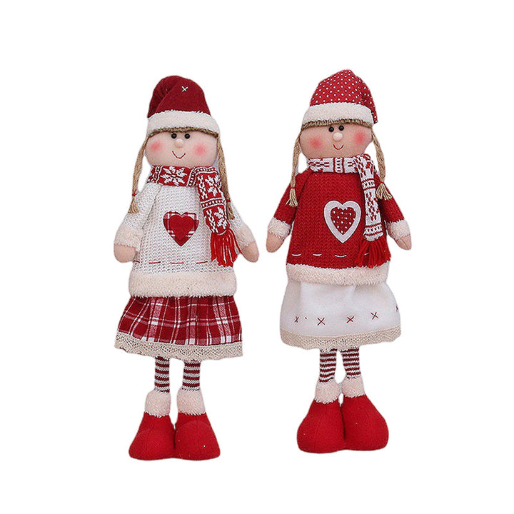 Whimsical Holiday Doll Figurine