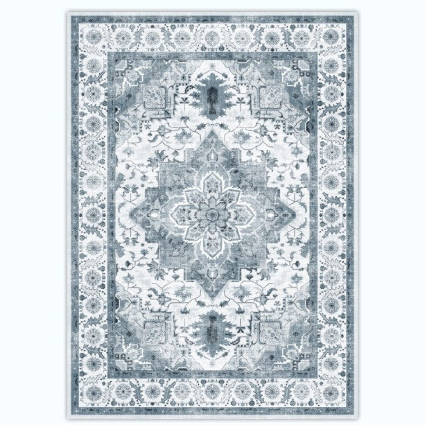 Vintage Floral Patterned Area Rug