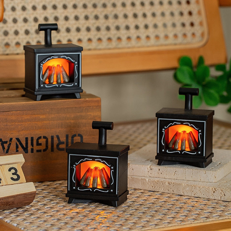 Decorative Miniature Fireplace Lamp