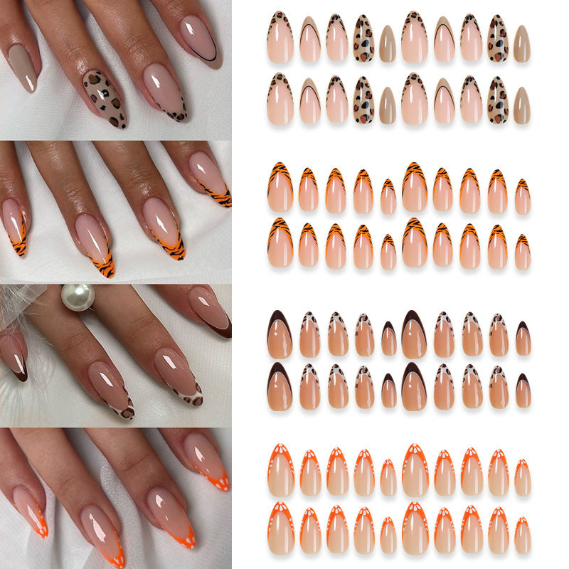 Decorative Stiletto Press-On Nail Set kalsten