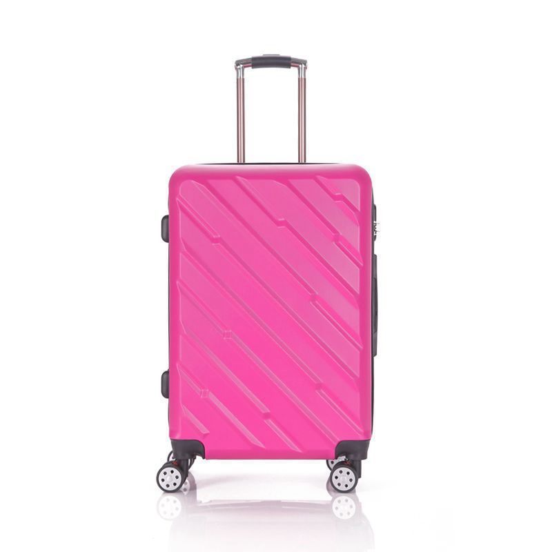 Unisex Durable Textured Hard Shell Rolling Suitcase Kalsten