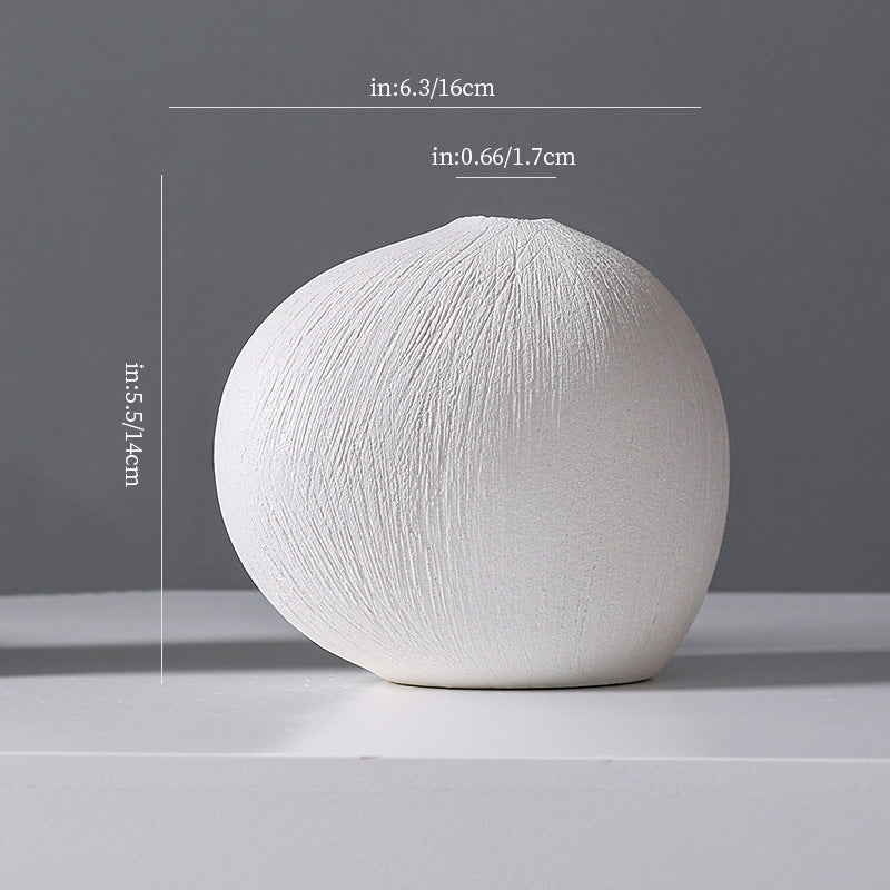 Decorative Organic Shaped Ceramic Vase