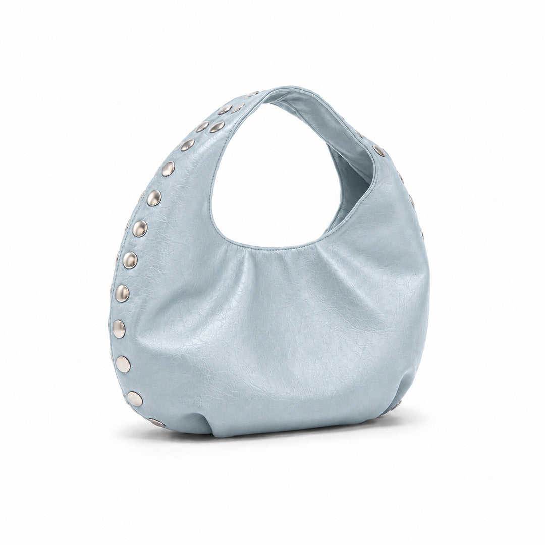 Studded Hobo Handbag