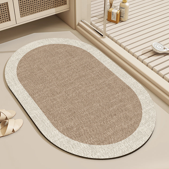 Round Non-Slip Bathroom Mat