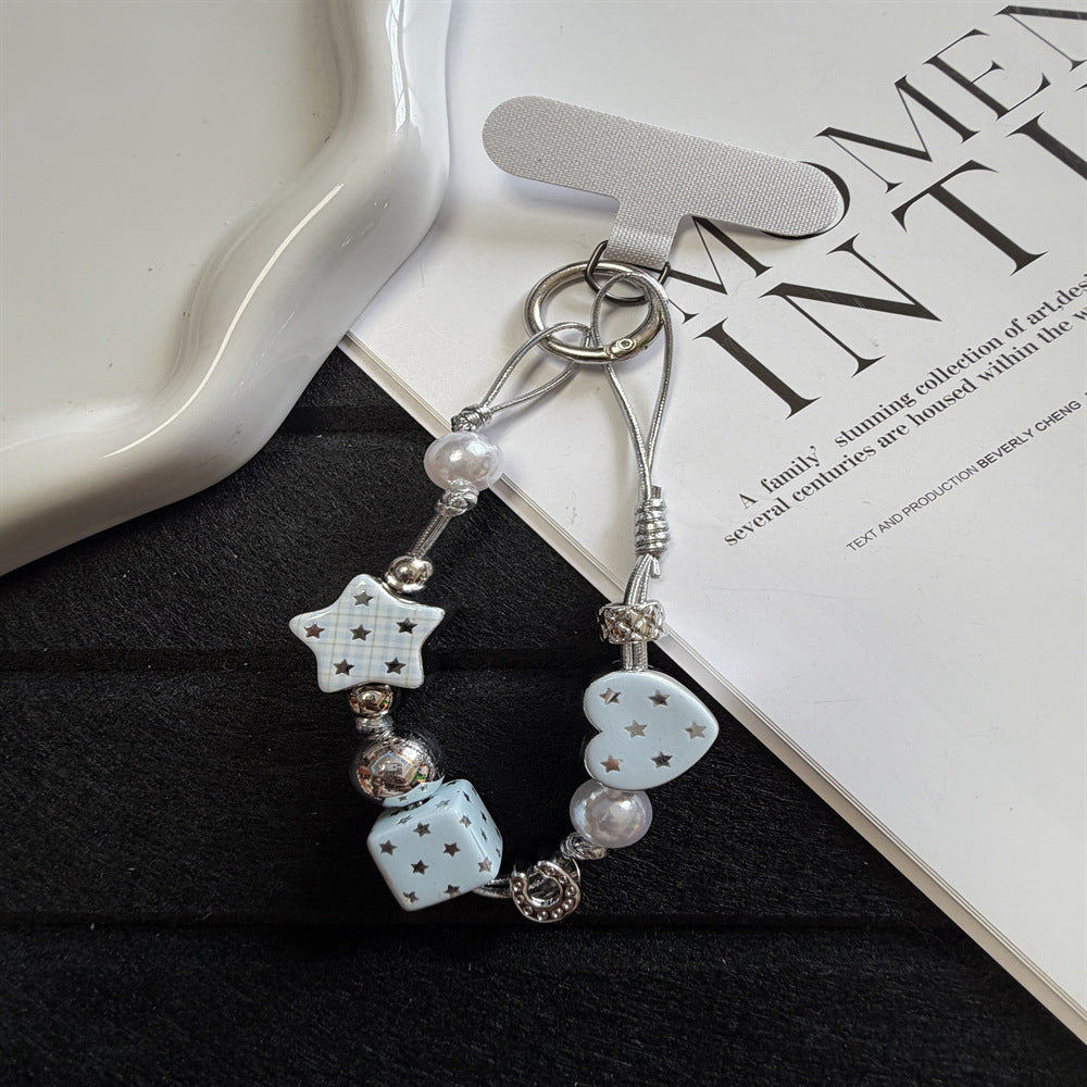 Decorative Bead Charm Phone Strap Kalsten