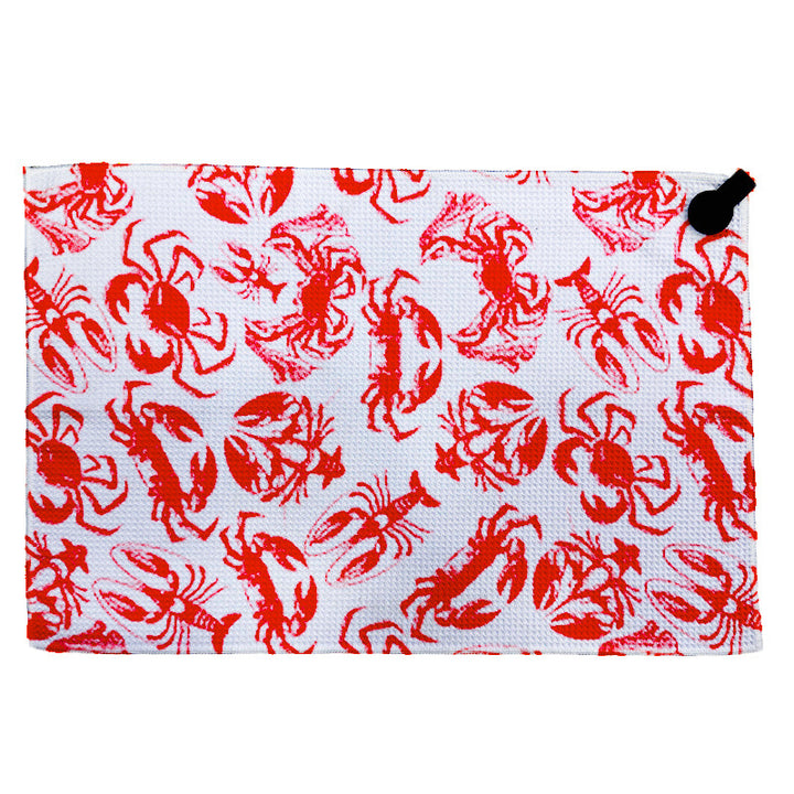 Towel with modern circular pattern Kalsten