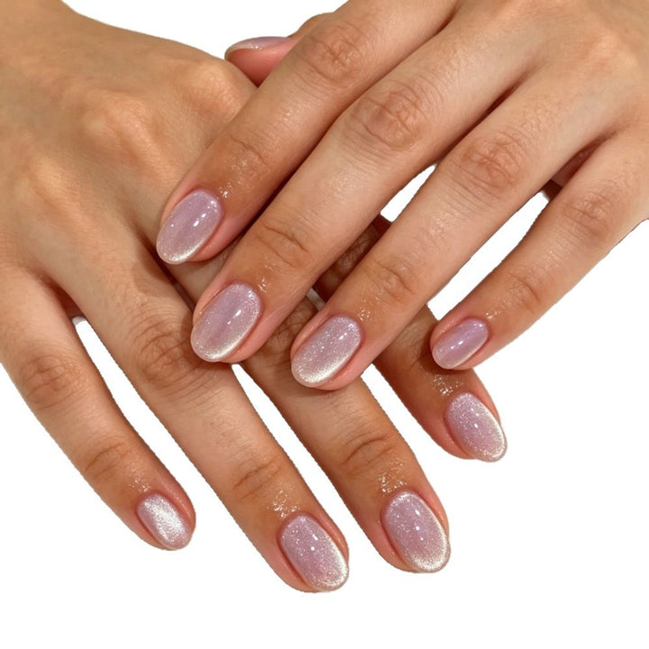 Sparkling Gel Nail Enhancements