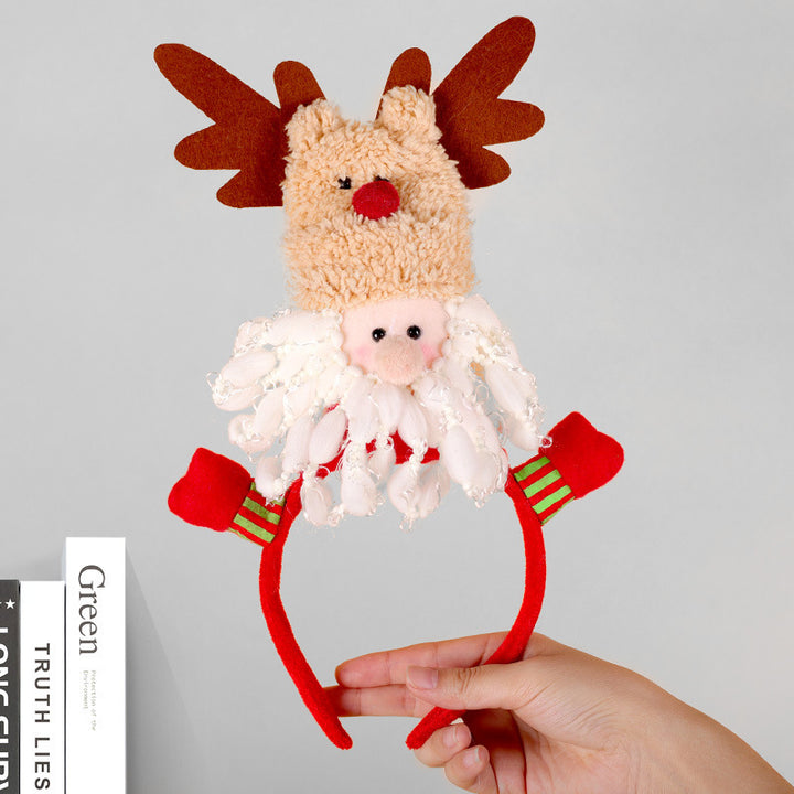 Festive Reindeer Antler Headband