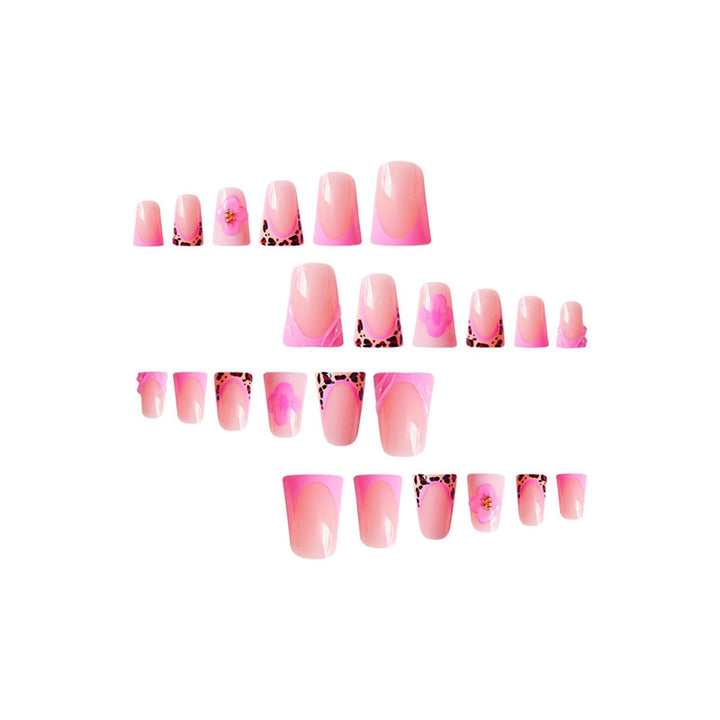 Floral Design Press-On Nail Set Kalsten