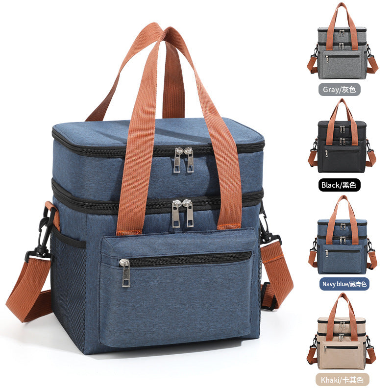 Multi-Compartment Insulated Food Storage Tote Kalsten