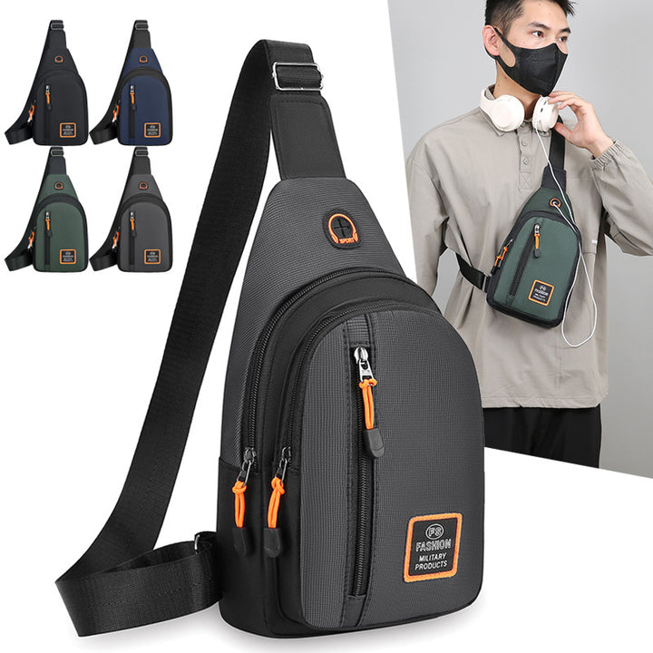 Military-Inspired Versatile Sling Bag Kalsten