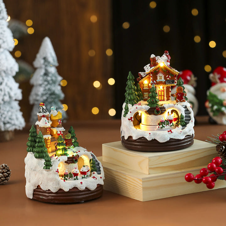 Decorative LED Christmas Village Figurine Kalsten