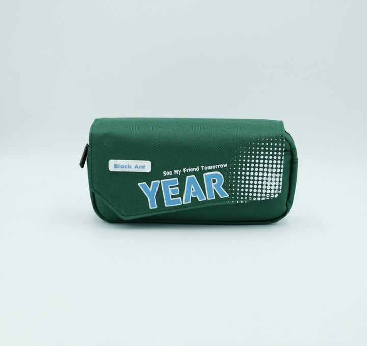 Creative Graphic Zippered Pencil Case