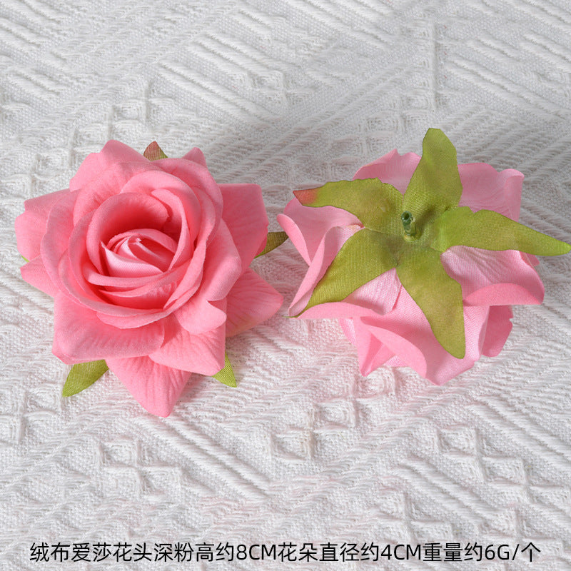 Floral Accent  Hair Clips