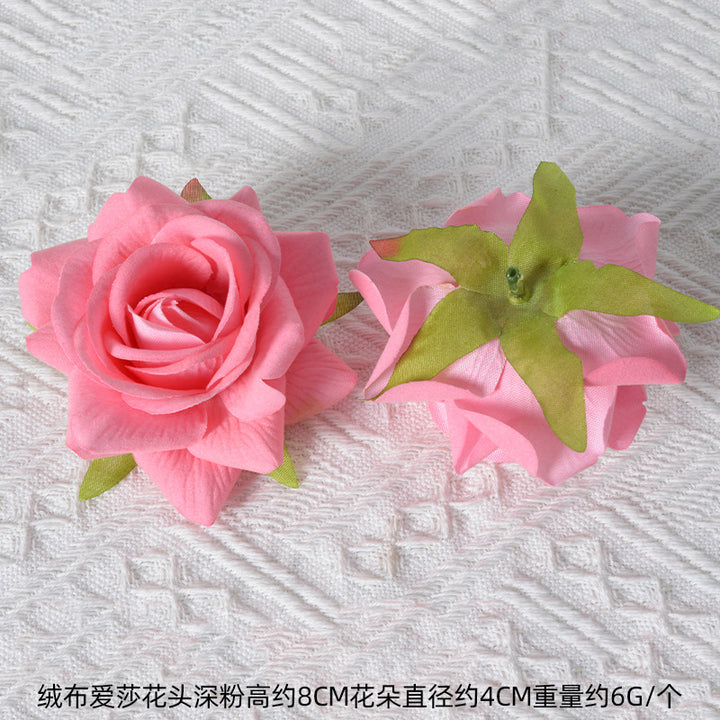 Floral Accent  Hair Clips