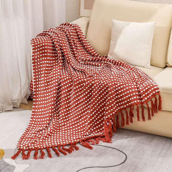 Decorative Woven Throw Blanket