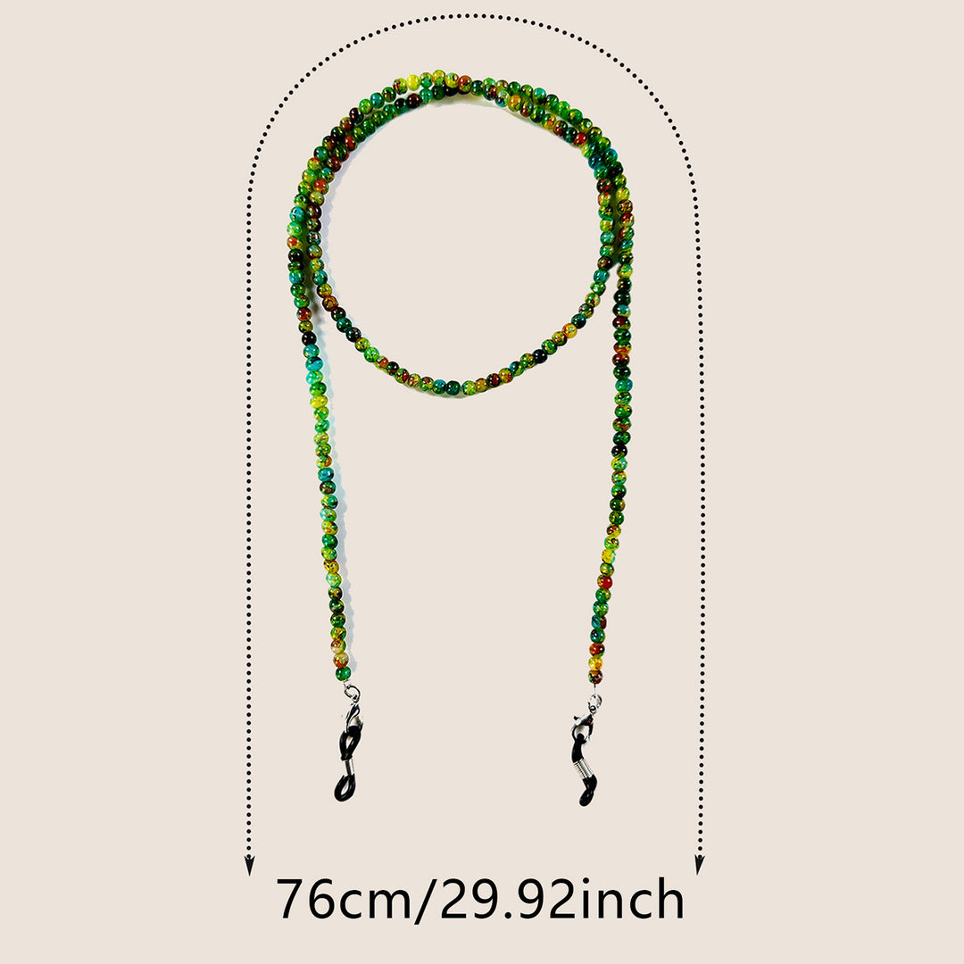 Natural Amethyst Beaded Eyewear Chain Kalsten