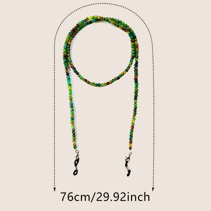 Natural Amethyst Beaded Eyewear Chain Kalsten