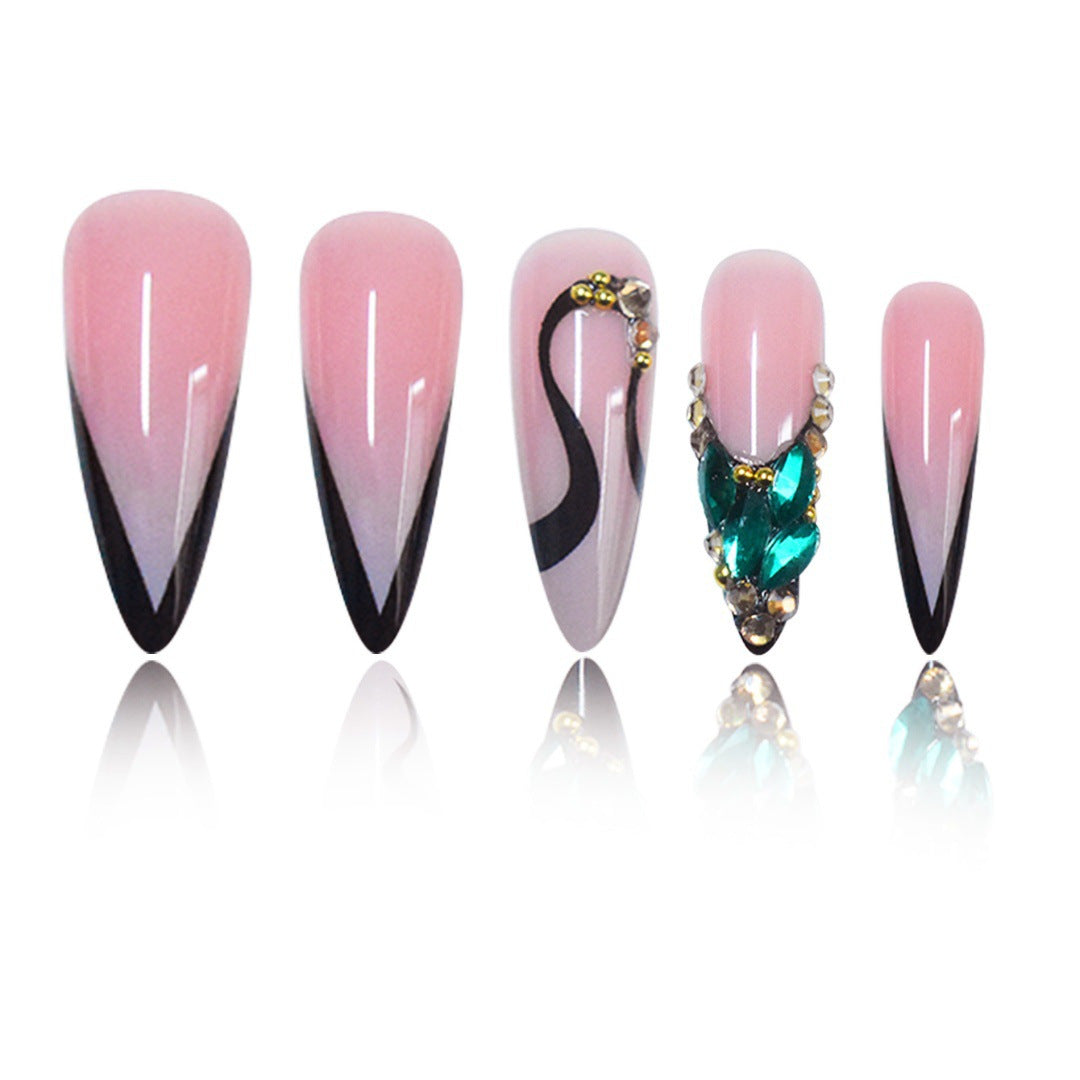 Glamorous Stiletto Nail Extensions Kalsten