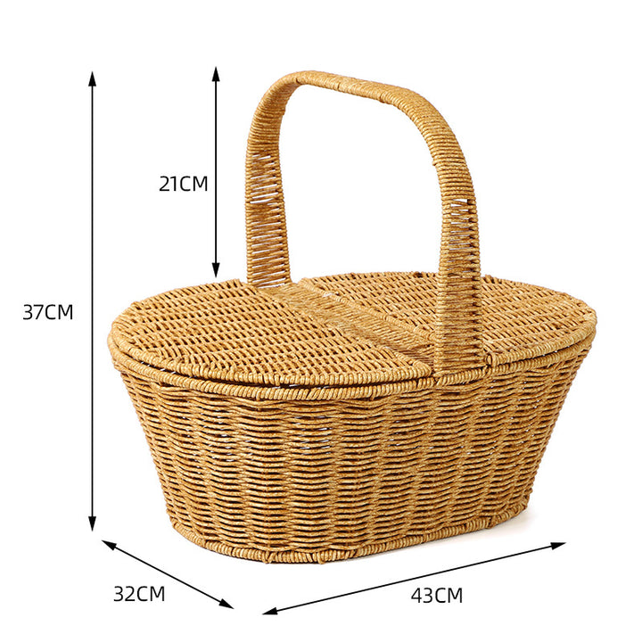Woven Picnic Basket Kalsten