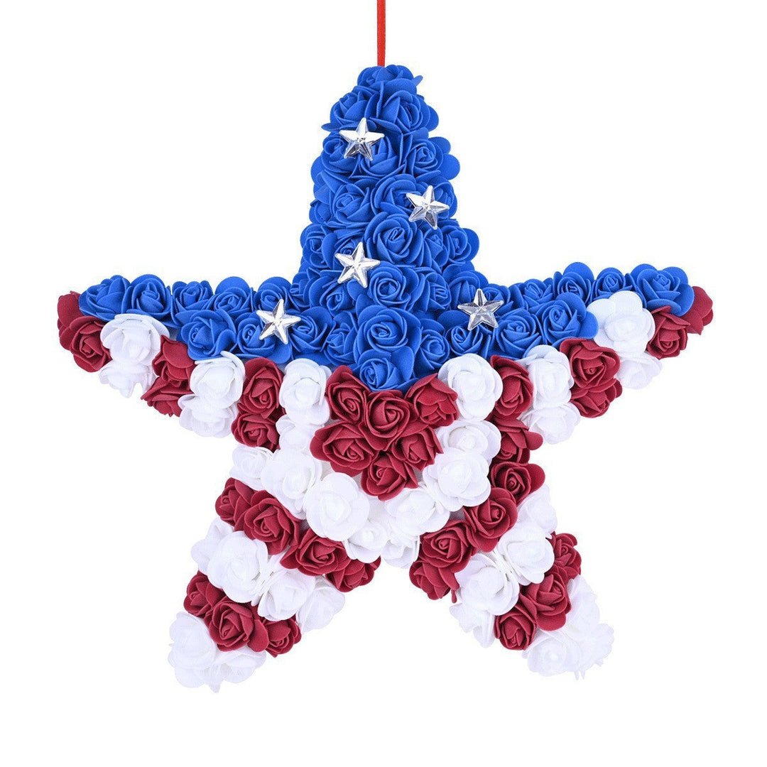 Unisex nan patriotic anniversary commemorative circular resin wall plaque with high-relief eagle Liberty Bell and Statue of Liberty personalization Kalsten
