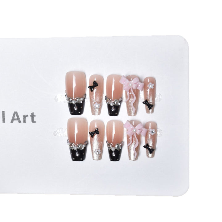 Elegant Decorative Press-On Nail Art Set Kalsten