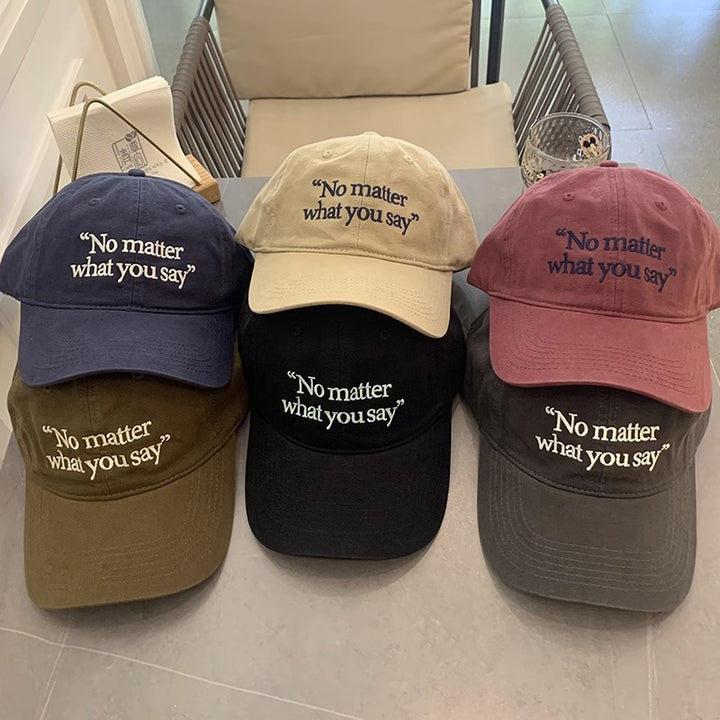 Women's Embroidered Motivational Phrase Baseball Cap Kalsten